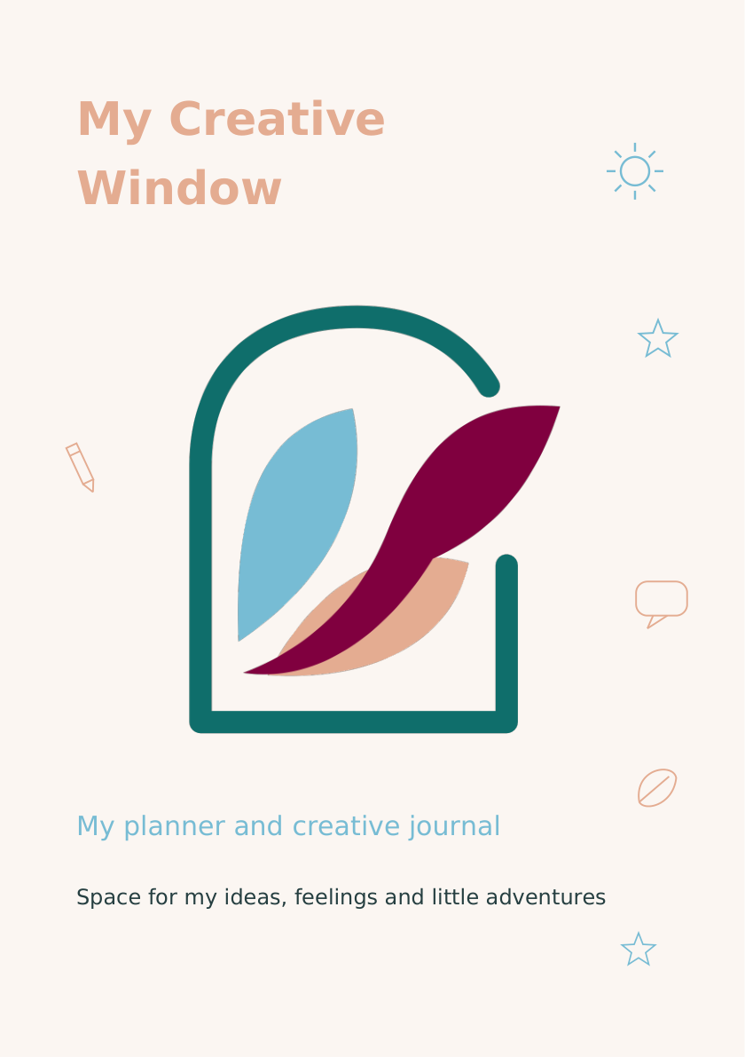 My Creative Window children’s journal cover